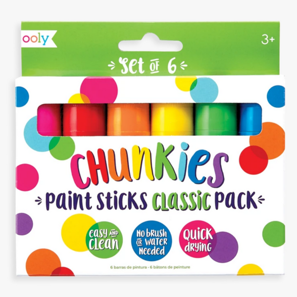 Chunkies Paint Sticks -classic pack -set of 6