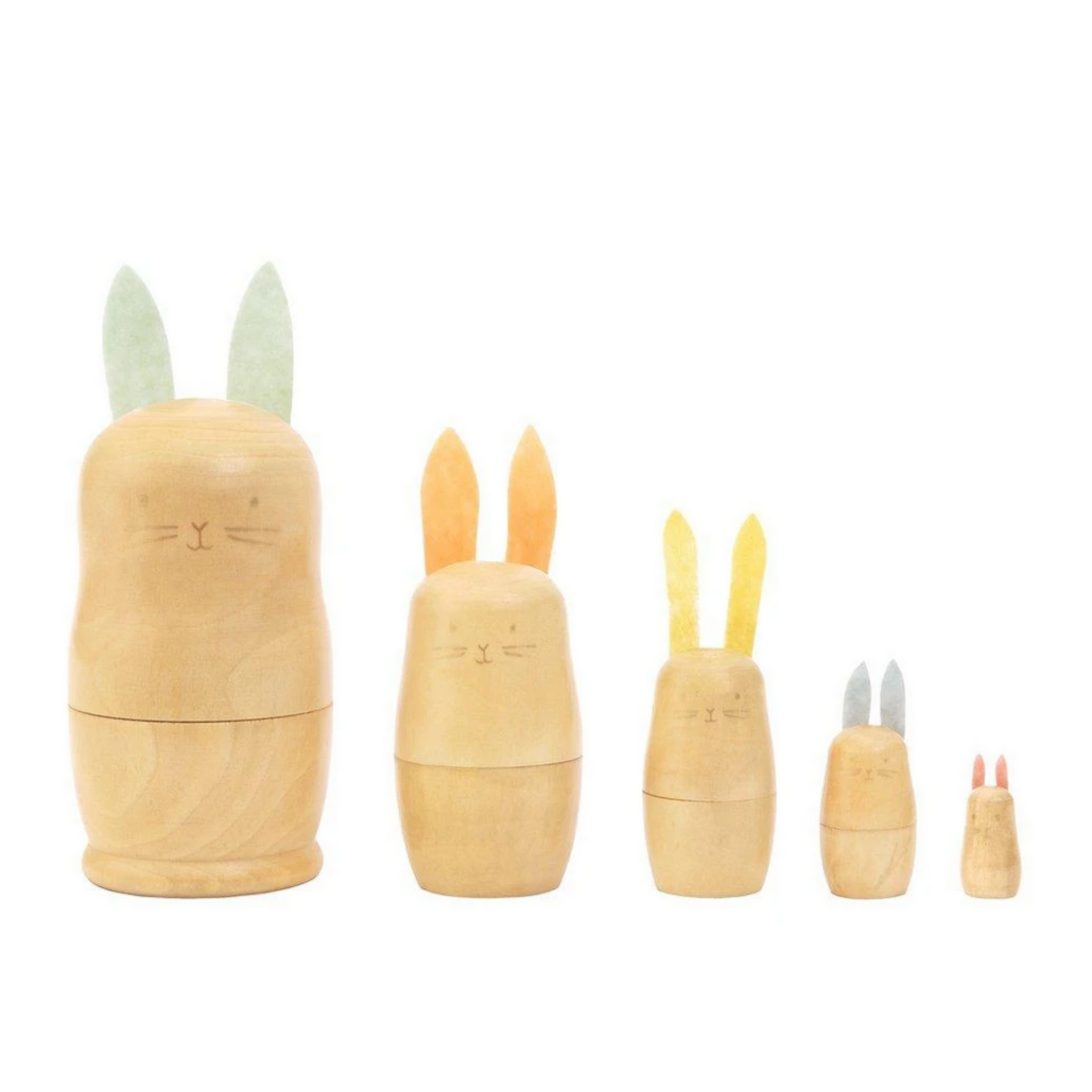 Wooden Stacking Bunnies