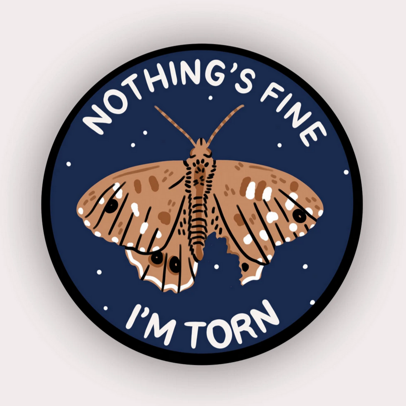 I'm Torn Vinyl Sticker