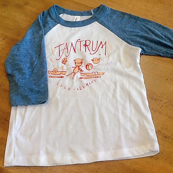 Tantrum Blue Jersey Kids T-shirt
