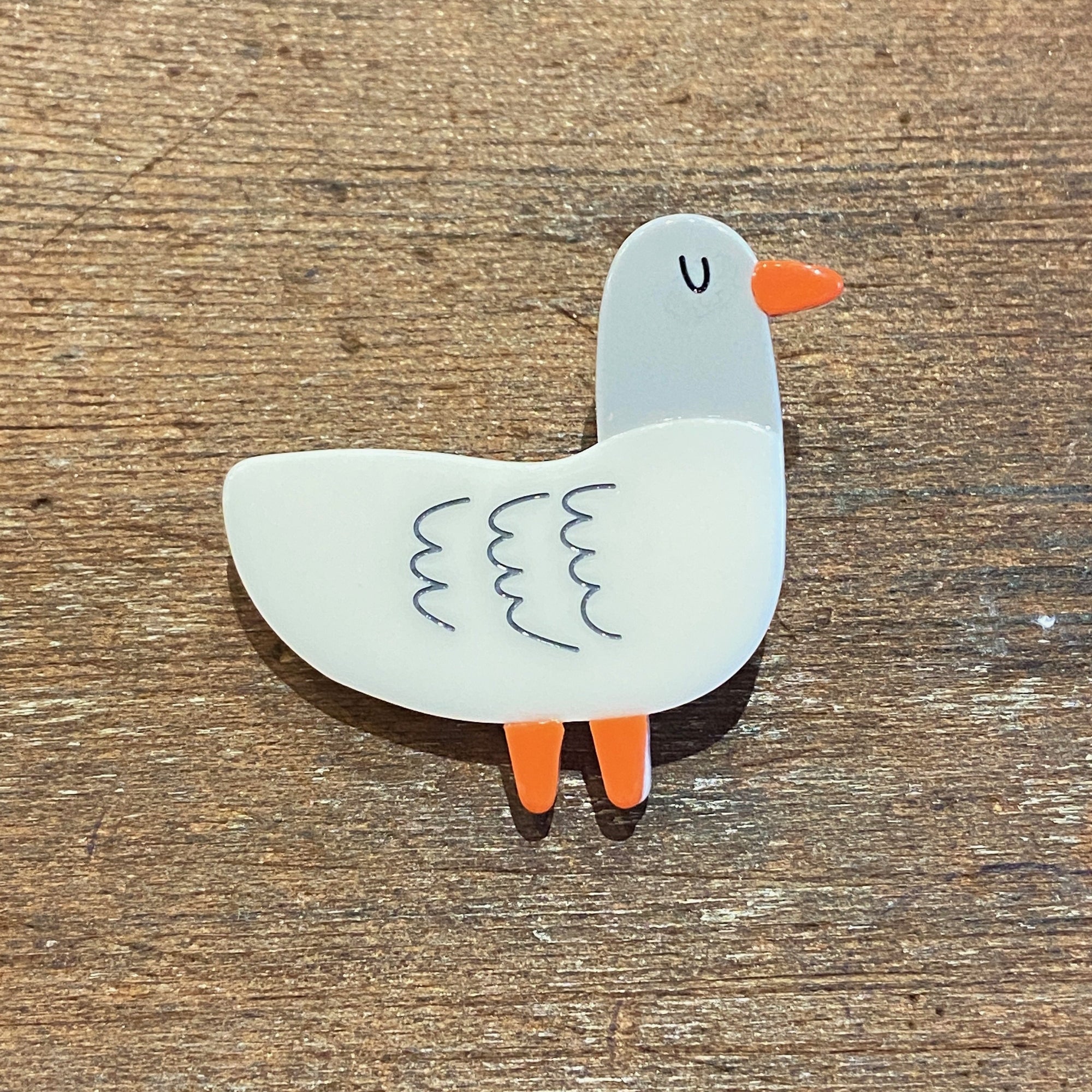 standing pigeon hair clip