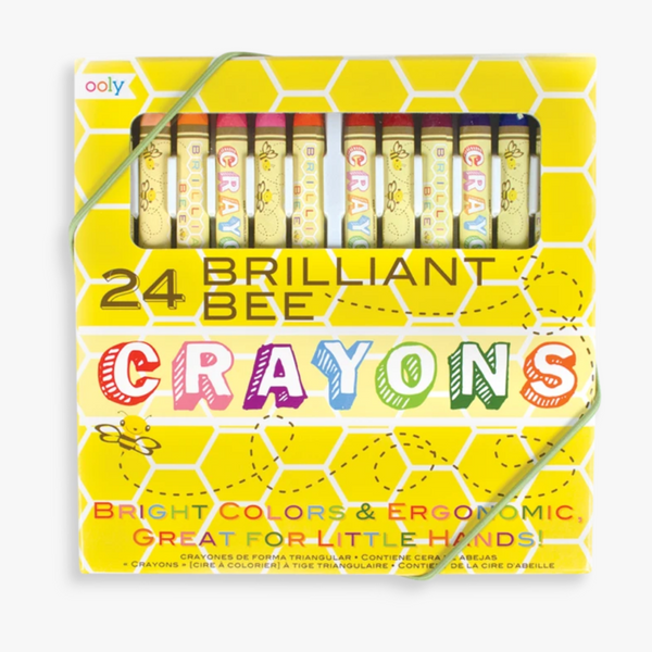24 Pack of Brilliant Bee Crayons