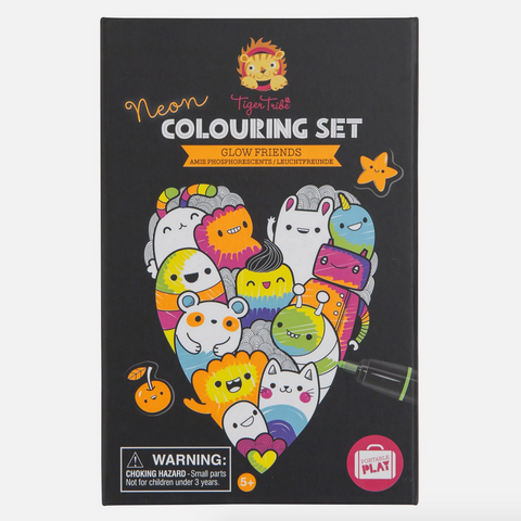 cover of colouring set feating heart made from different creatures