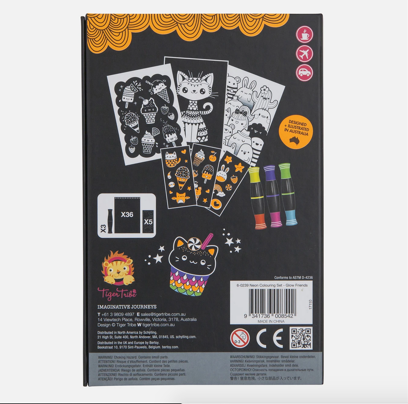 Glow Friends Coloring Kit (4-6yrs)