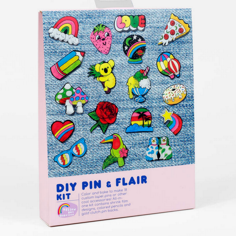 DIY Pin and Flair Shrinky Dink Kit