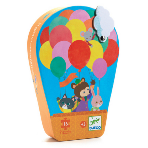Hot Air Balloon Puzzle-16pcs -3yrs+