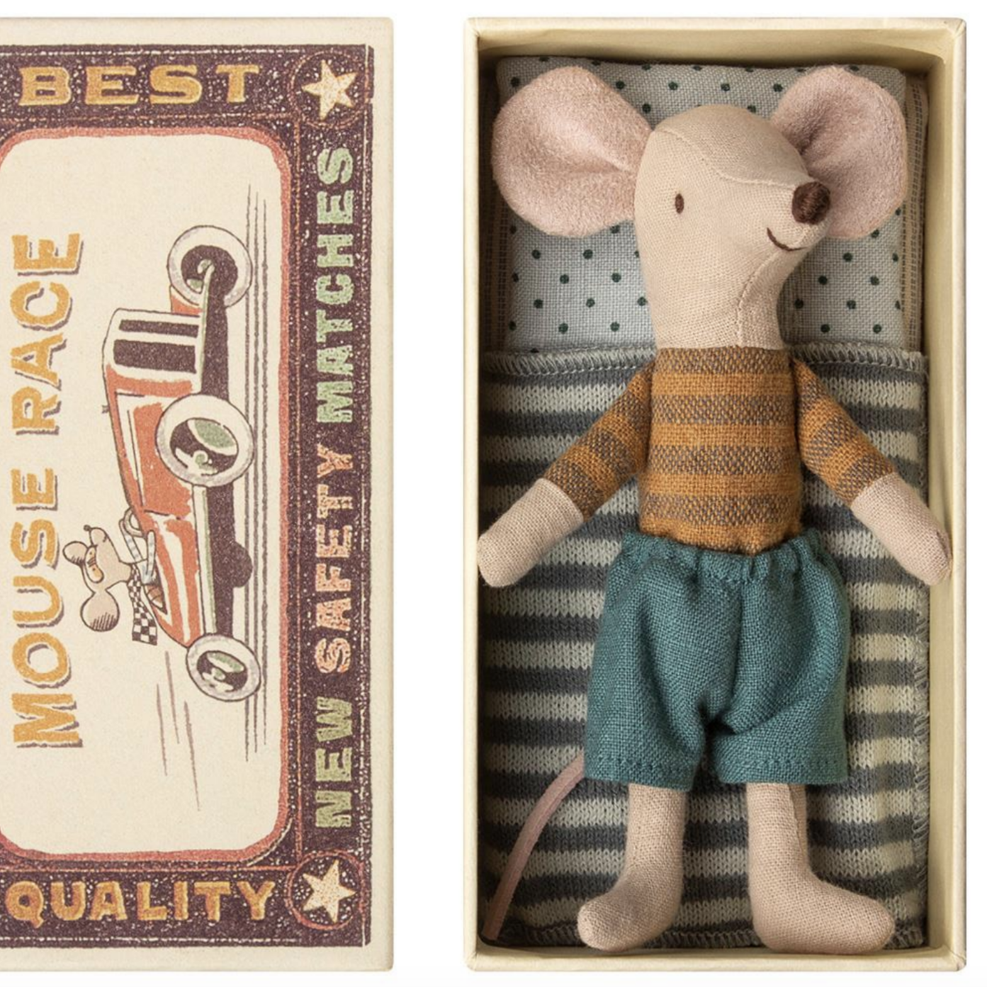 Big Brother Mouse in Matchbox — Needle and Grain