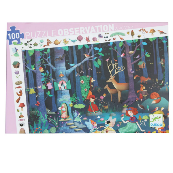 Observation Enchanted Forest Puzzle-100pcs -5yrs+