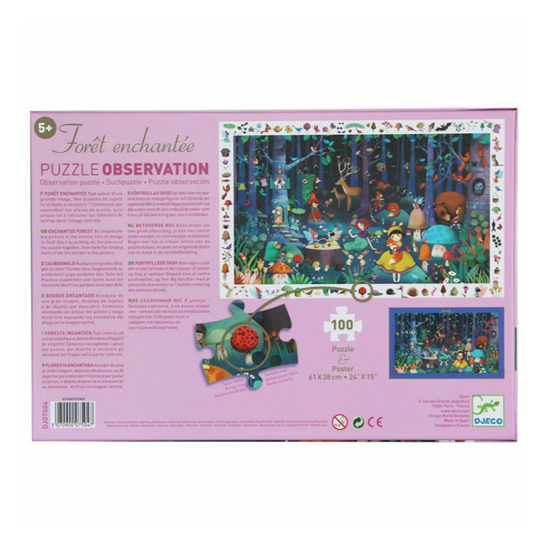 Observation Enchanted Forest Puzzle-100pcs -5yrs+