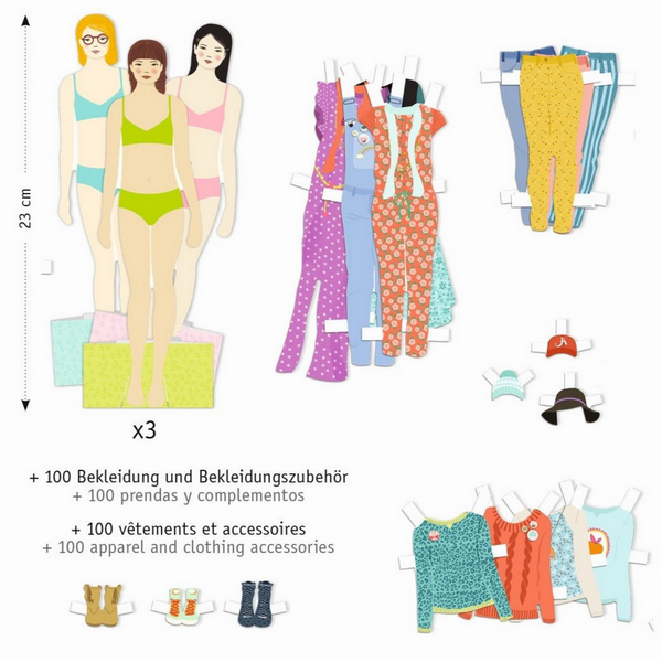 Le Grand Dressing Room Paper Dolls Activity Kit  (6-11yrs)