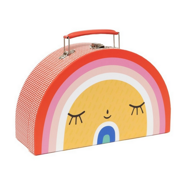 Double Face and Rainbow Suitcase Set -Suzy Ultman