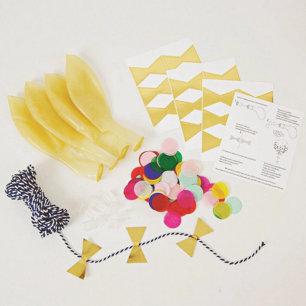 Multicolor Confetti Balloon Kit