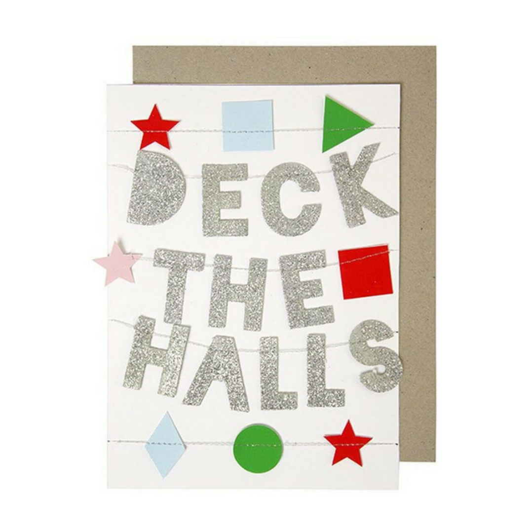 Deck The Halls Card Set -Christmas -Boxed set of 6