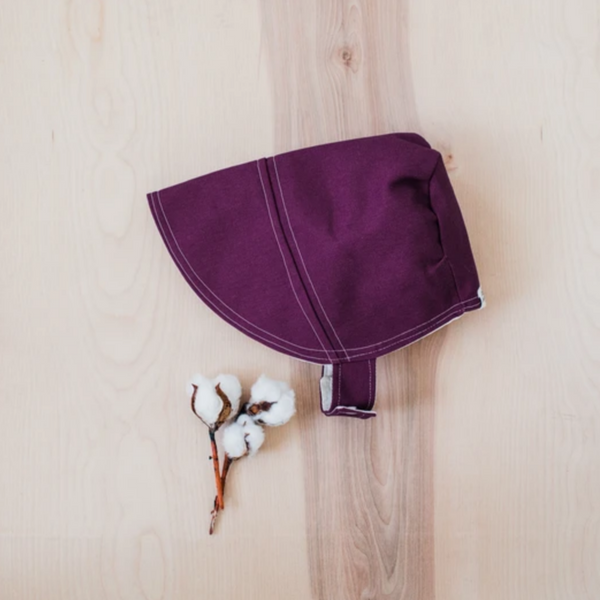 purple sun bonnet and cotton twig