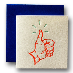 ILLUSTRATION OF A HAND MAKING THUMBS UP SIGN