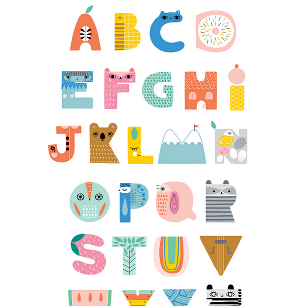 Small Alphabet Print -Suzy Ultman