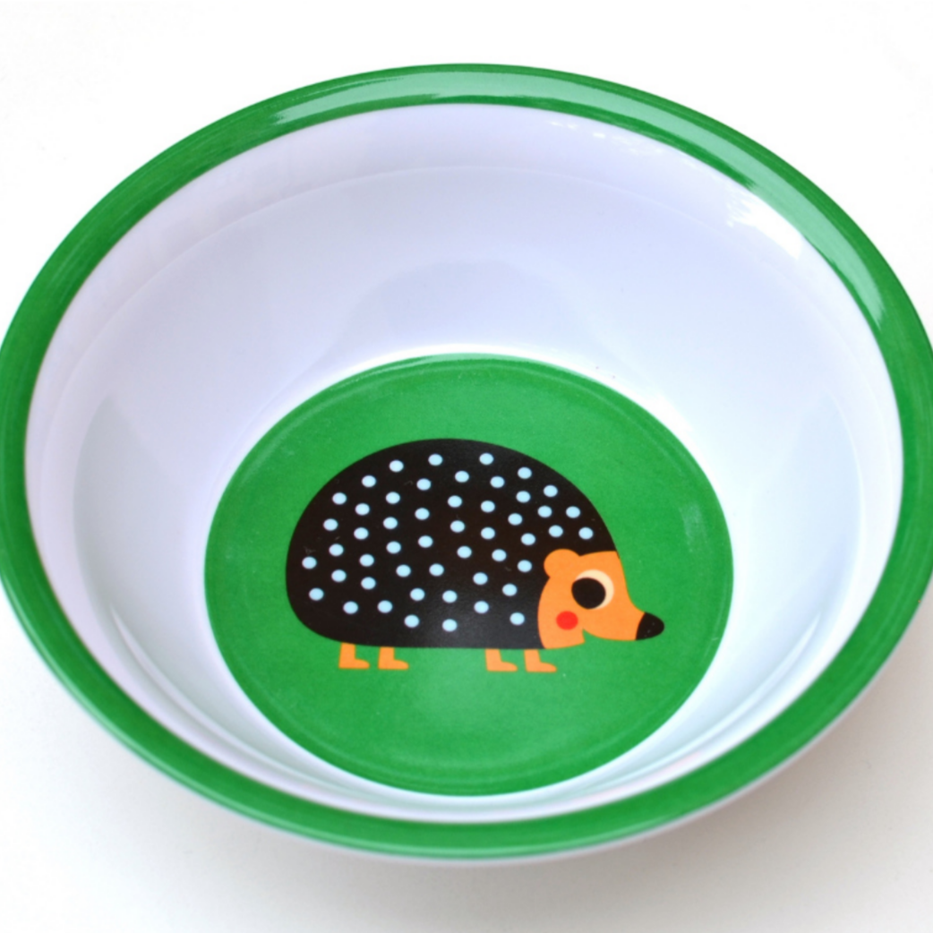 Hedgehog Melamine Bowl -Ingela P. Arrhenius