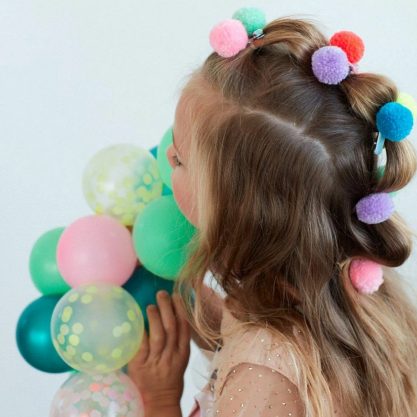 Unicorn Sparkles Pom Pom Hair Tie