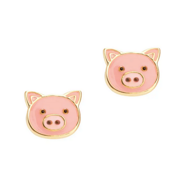 pig face earrings