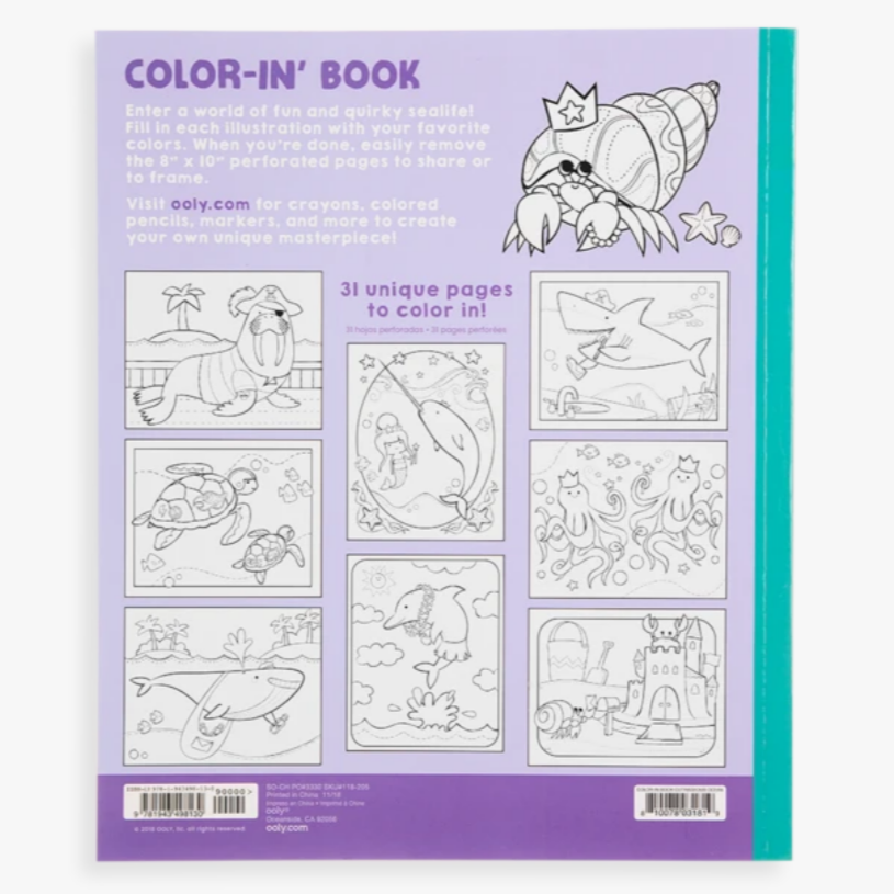 Color-in’ Book: Outrageous Ocean