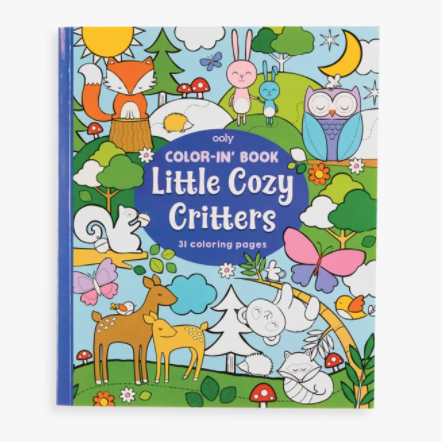 Color-in’ Book: Little Cozy Critters