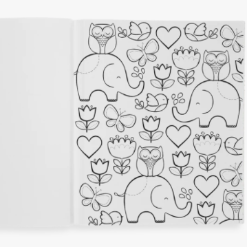 Color-in’ Book: Little Cozy Critters