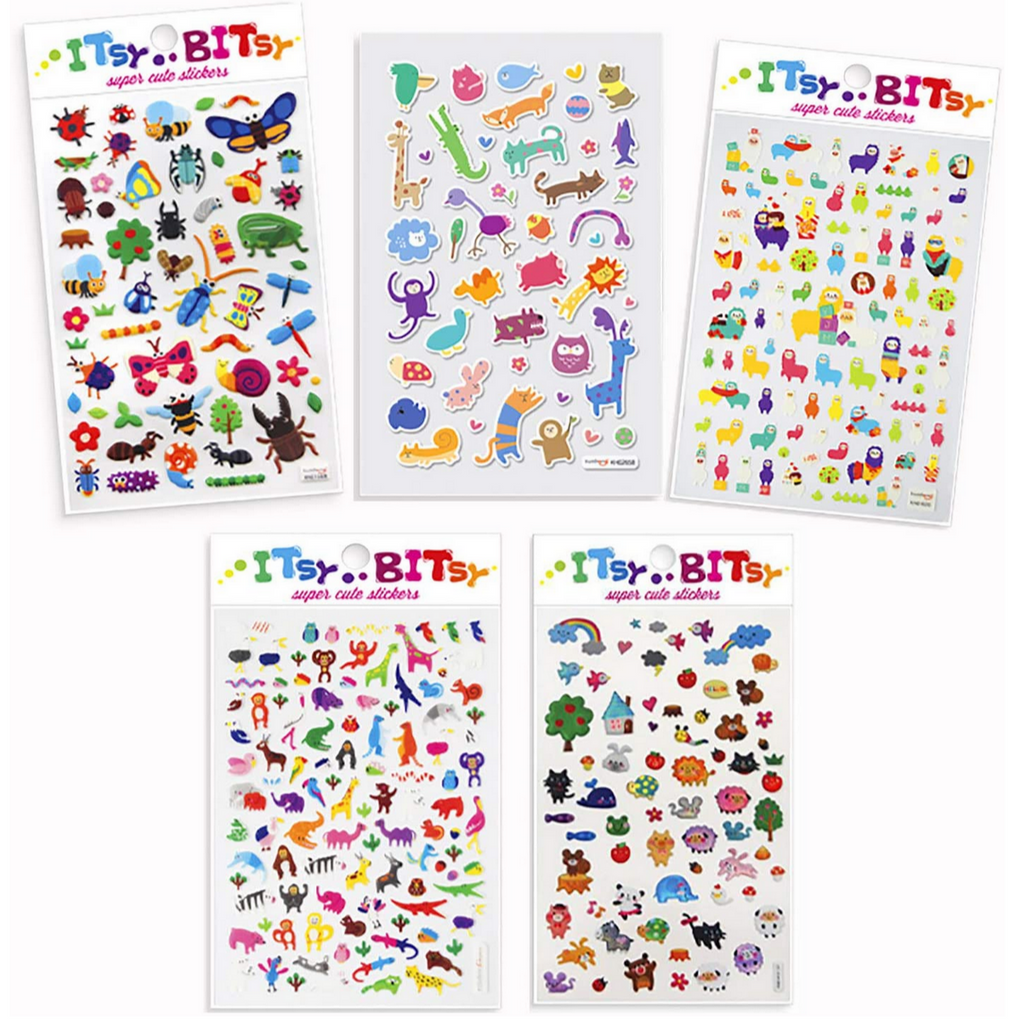 Itsy Bitsy Sticker Sheet -many to choose from! – TANTRUM