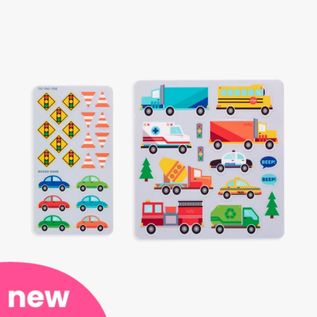 Play Again! mini on-the-go activity kit & Game -Workin’ Wheels