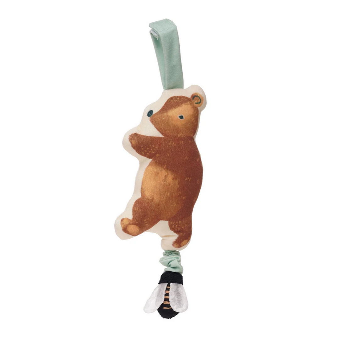Bumble Bear Take Along Rattle Toy