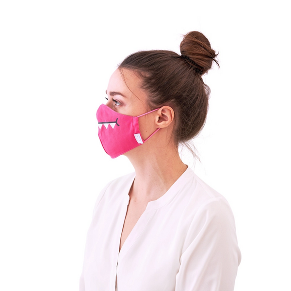 Miss Dino Face Mask -kid's & adult