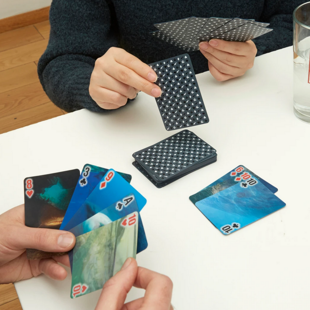 3-D Shark Playing Cards