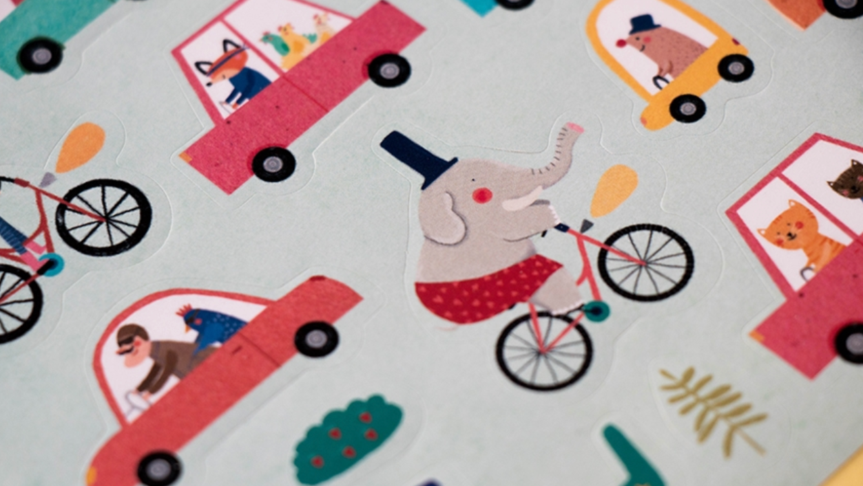 stickers of animals in cars