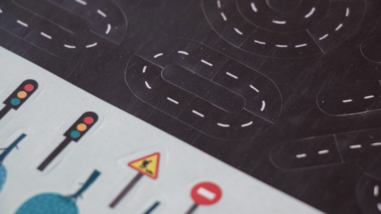 road stickers