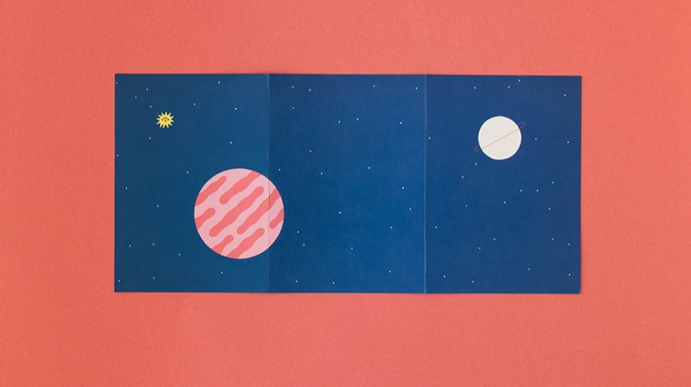space themed pages to place the stickers