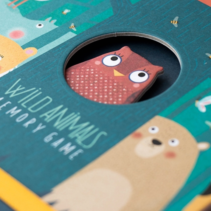 Wild Animals Memory Game