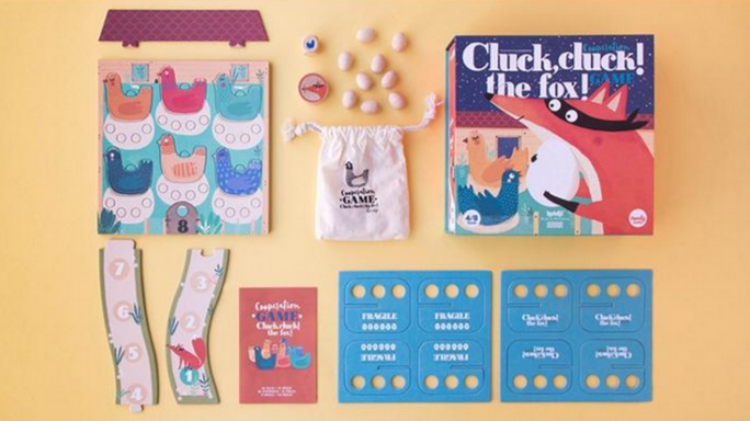 Cluck Cluck the Fox! Board Game