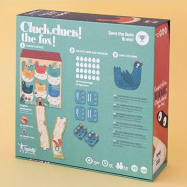 Cluck Cluck the Fox! Board Game