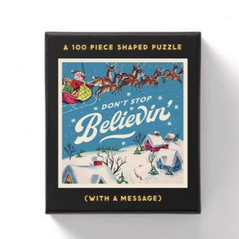 Don't Stop Believin' Mini Shaped Puzzle 100pcs 5yrs+