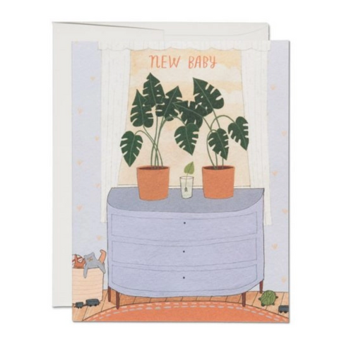 Nursery Plants Card -baby