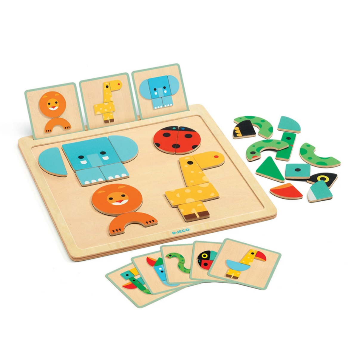 GeoBasic Wooden Puzzle