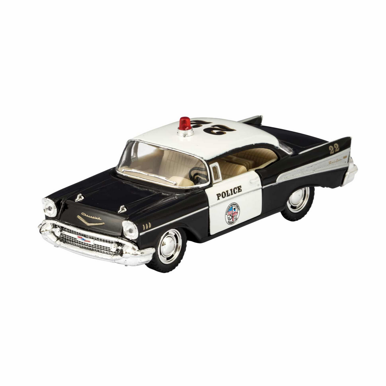 Diecast Fire or Police 1957 Chevrolet Bel Air