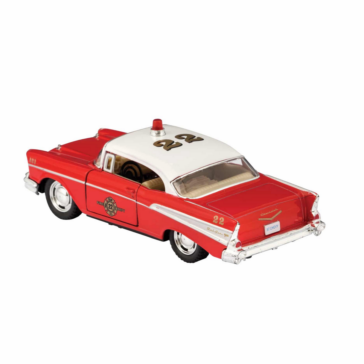 Diecast Fire or Police 1957 Chevrolet Bel Air