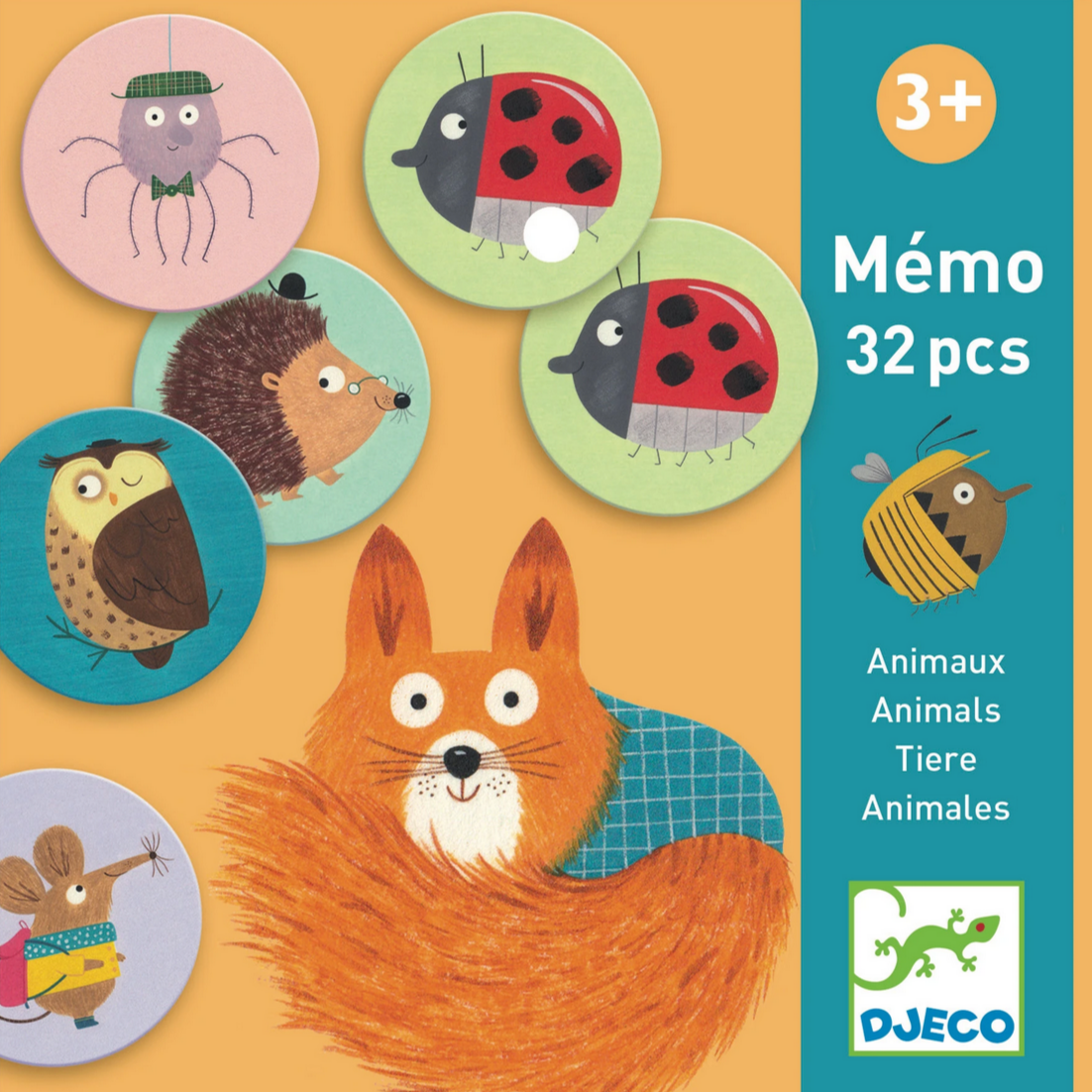 First Games Animals Memo -3yrs+