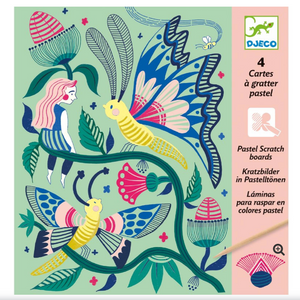 Scratch Boards -Fantasy Garden 6-11yrs