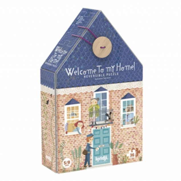 Welcome to My Home Puzzle -36pcs reversible