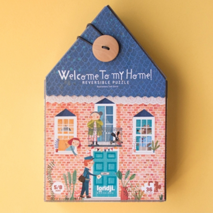 Welcome to My Home Puzzle -36pcs reversible