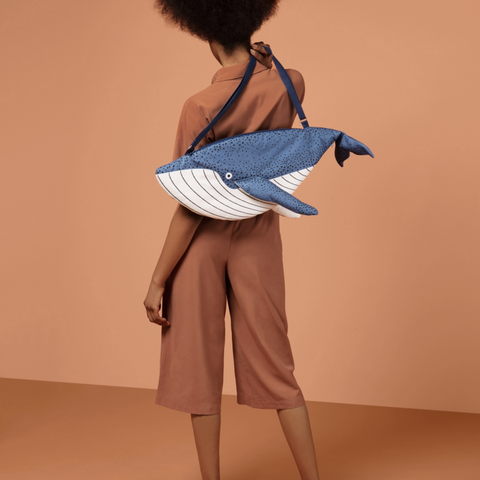 Blue Whale Shoulder Bag-waterproof