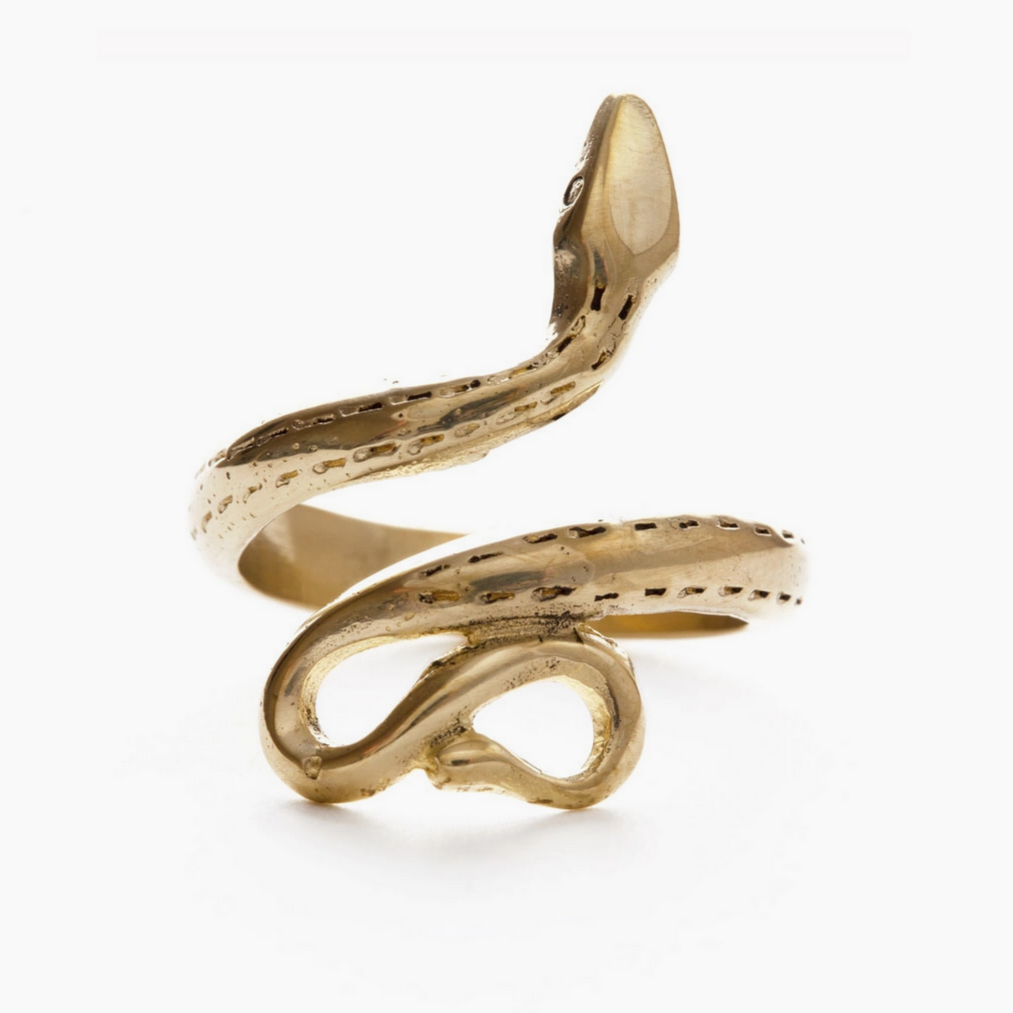 Golden Serpent Ring