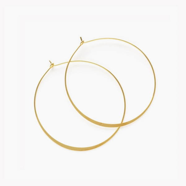 Classic Hoops 2" -gold
