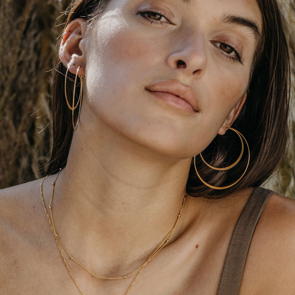 Classic Hoops 1.5" -gold